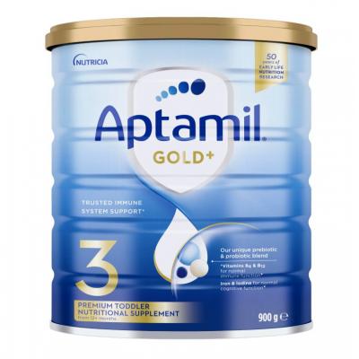 澳洲原装 Aptamil爱他美金装3段奶粉900g