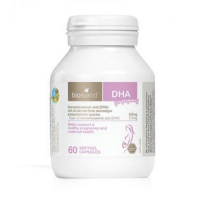 澳洲 bio island 孕妇专用海藻油DHA胶囊 60粒