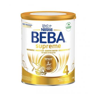 德国雀巢BEBA至尊版超高端婴幼儿奶粉4段800g